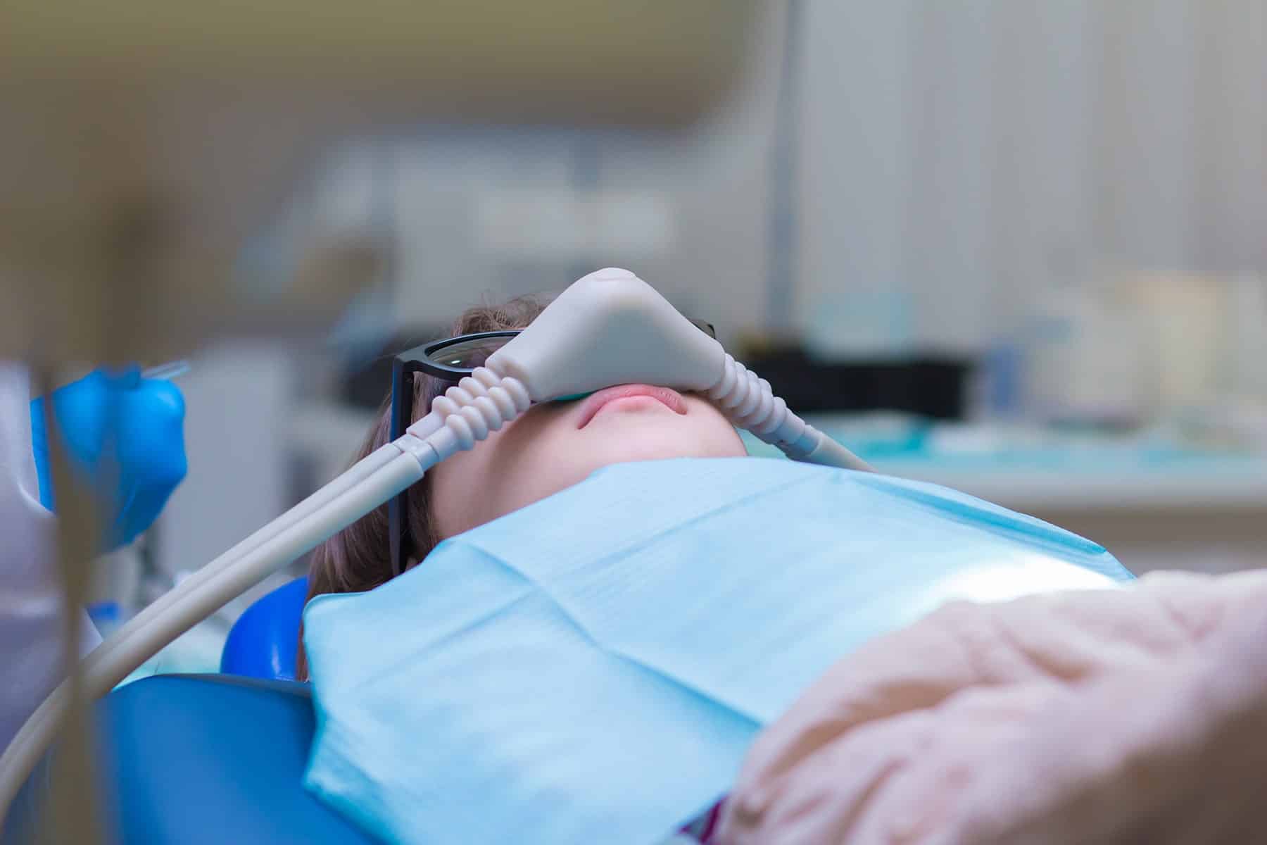 Woman getting sedation dental options in Baton Rouge, LA